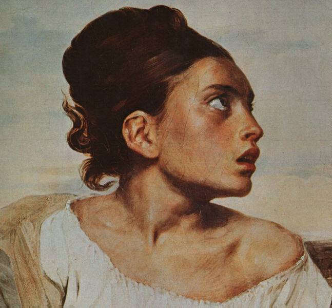 Orphan at cemetery - Delacroix
